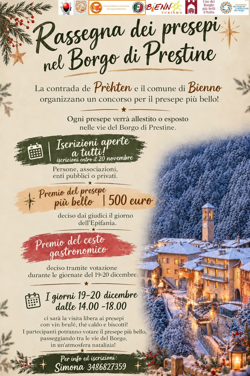 Locandina dell'iniziativa con tutte le info utili
